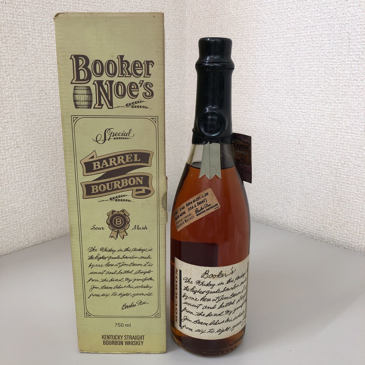 希少 】BOOKER'S ブッカーズ 古酒(20年以上個人保管) ウイスキー 希少 】BOOKER'S ブッカーズ 古酒(20年以上個人保管) ウイスキー