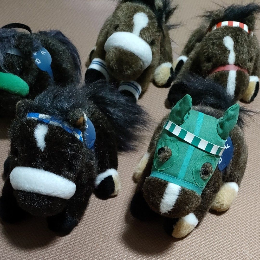 日本競馬ぬいぐるみ4体セット アバンティー 非売品 アバンティ 競走馬ぬいぐるみ2Sサイズ 4体+タイキ