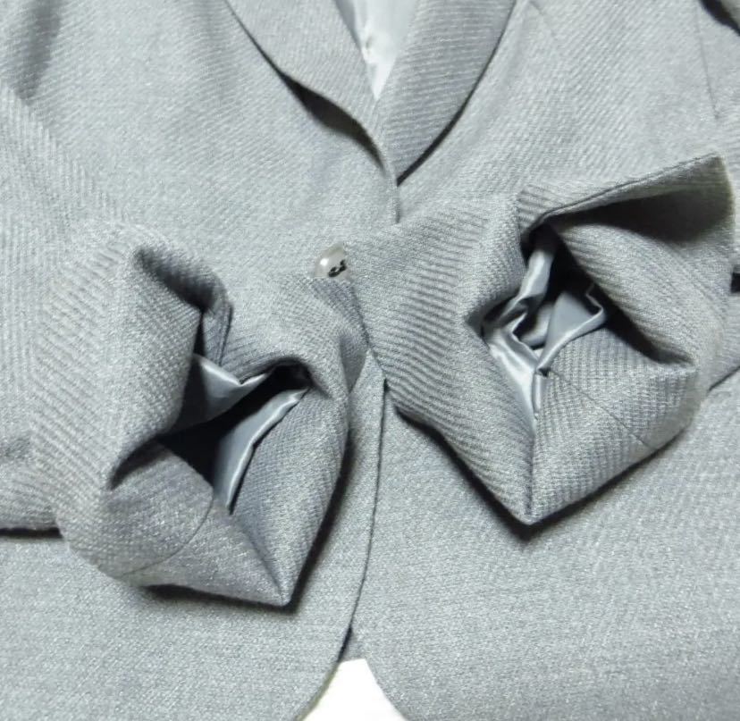 [ apparel ]* beautiful goods * INDIVI Indivi setup skirt suit M 38 size gray have been cleaned go in . formal ..