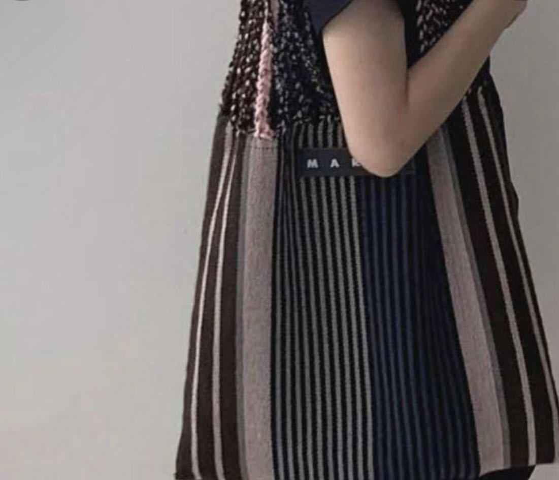 MARNI MARKET】マルチカラークロシェハンモックバッグ_マルニ