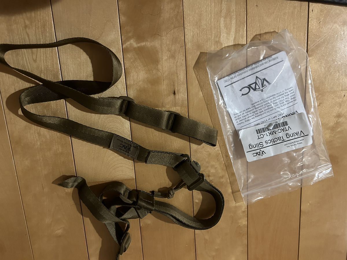 ほぼ新品 金具tan 希少 旧タイプ tanカラー VTAC 2ポイントスリング