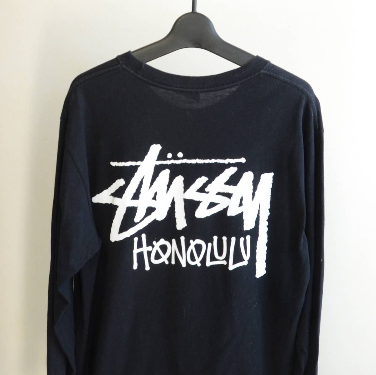 ハワイ限定 stussy ロンT HONOLULU ホノルル size M 長袖 Tシャツ