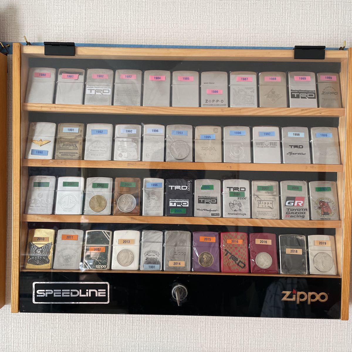 USED】超vintage年代別zippo's コレクションケース付属なし 1981年