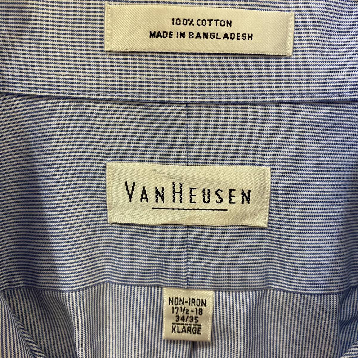 【１円スタート】90′s VANHEUSEN 良デザイン シャツ 古着 ヴィンテージ 海外 アメリカ 輸入 【1297】_画像4