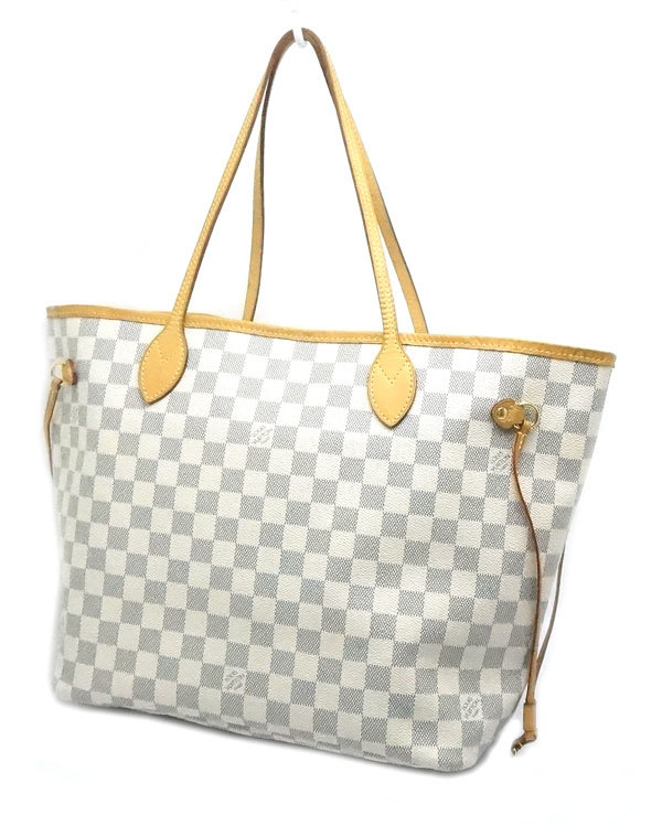 超特価】 ルイヴィトン LV 良品 中古 ダミエアズール N51107 ネヴァー