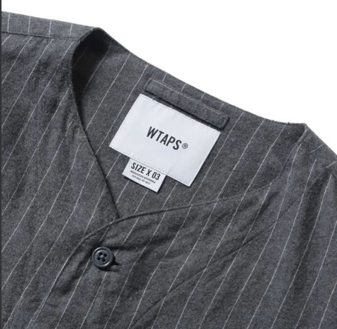 WTAPS 2022SS LEAGUE LS SHIRT WHITE XLサイズ ダブルタップス リーグ