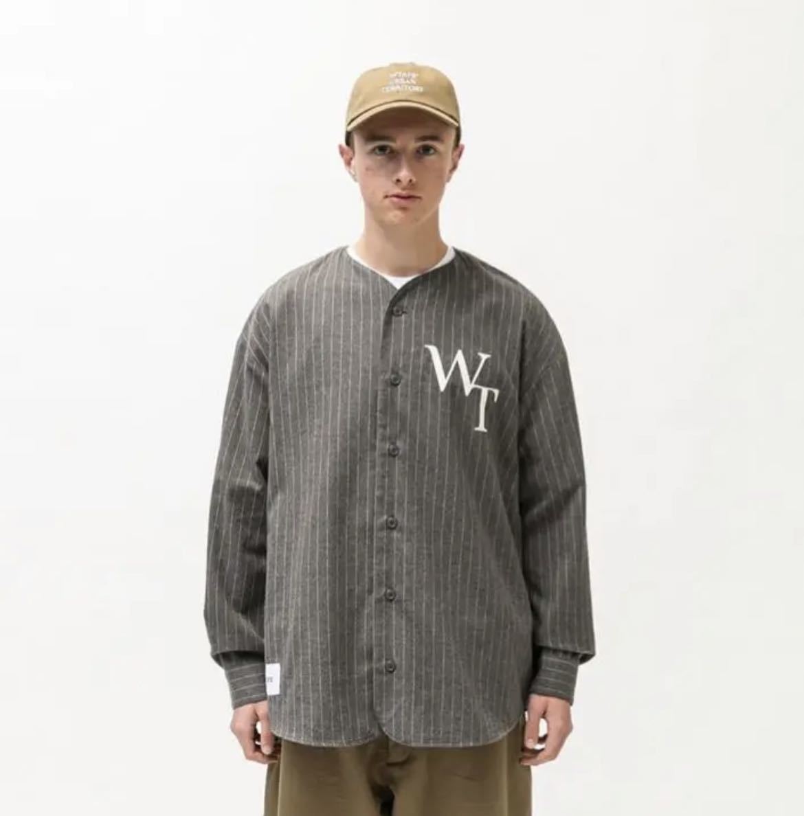 WTAPS 2022SS LEAGUE LS SHIRT WHITE XLサイズ ダブルタップス リーグ ベースボールシャツ ホワイト X-LARGE_画像5