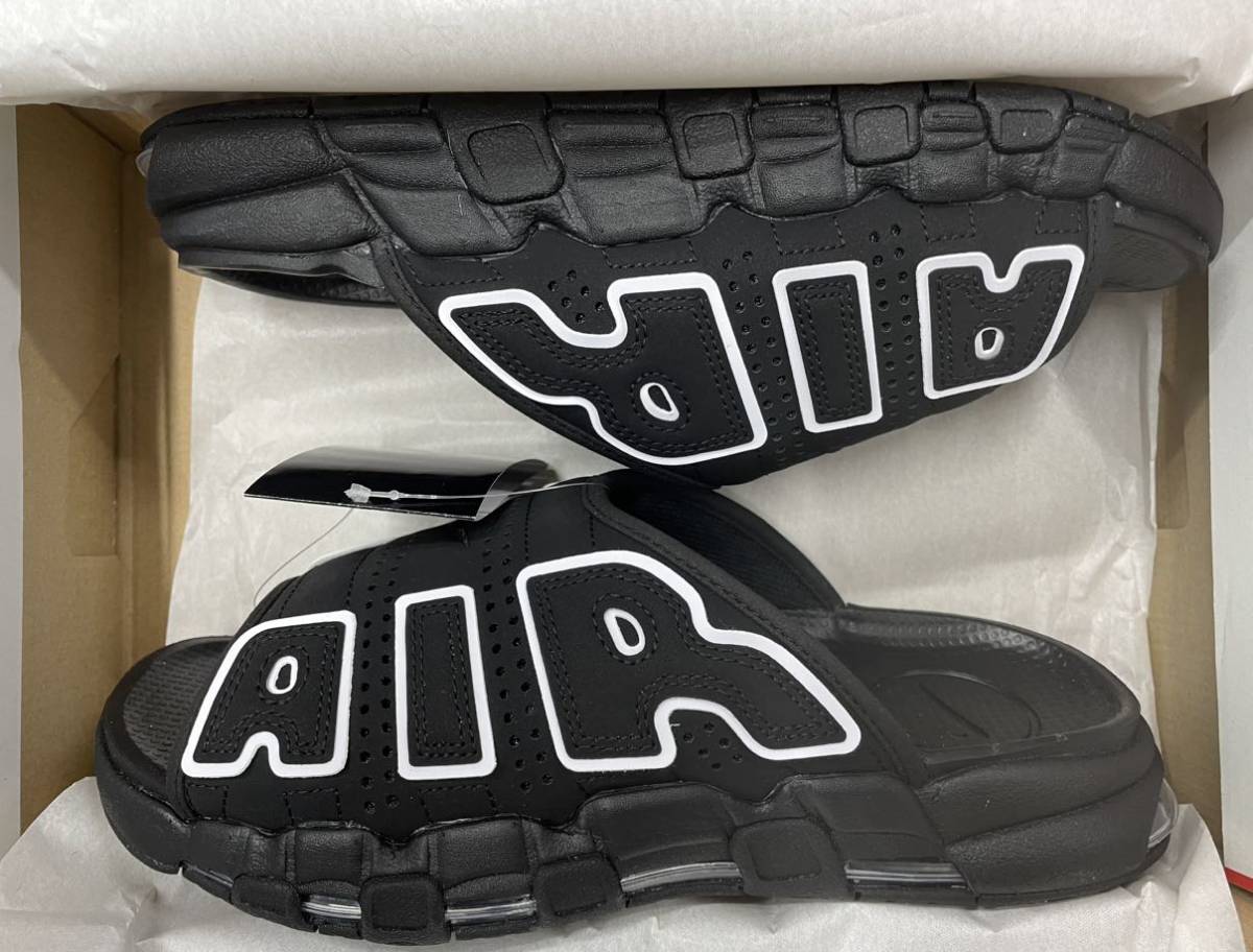 Nike Air More Uptempo Slide Black 27 0cm ナイキ エアモアアップ