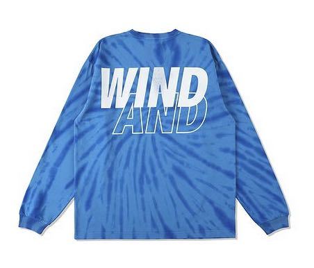 WIND AND SEA TIE-DYE L/S TEE / BLUE_TIE_DYE XLサイズ ウィンダンシー タイダイ ロングスリーブ Tシャツ TEE ブルー X-LARGE ロンT