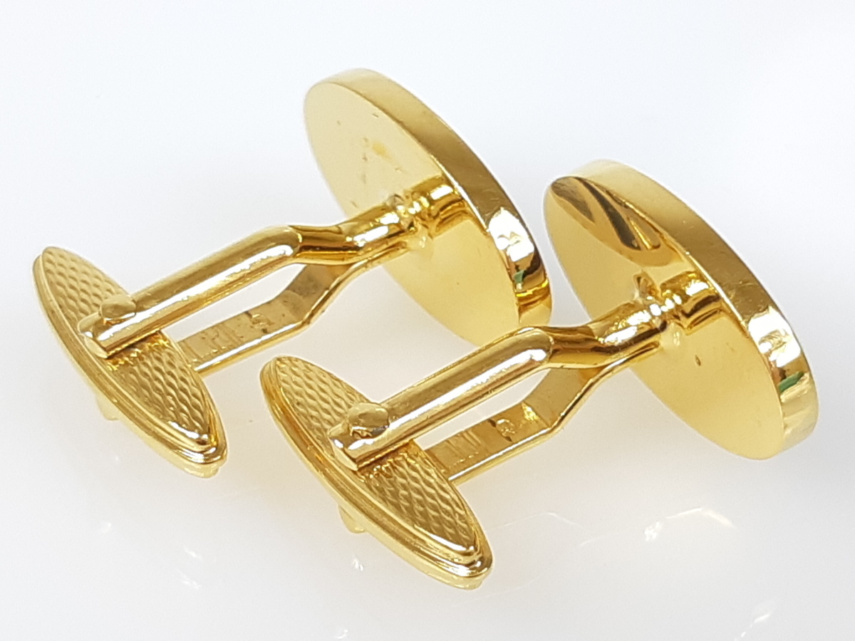 美品 ダンヒル dunhill ネクタイピン カフス セット ゴールドカラー