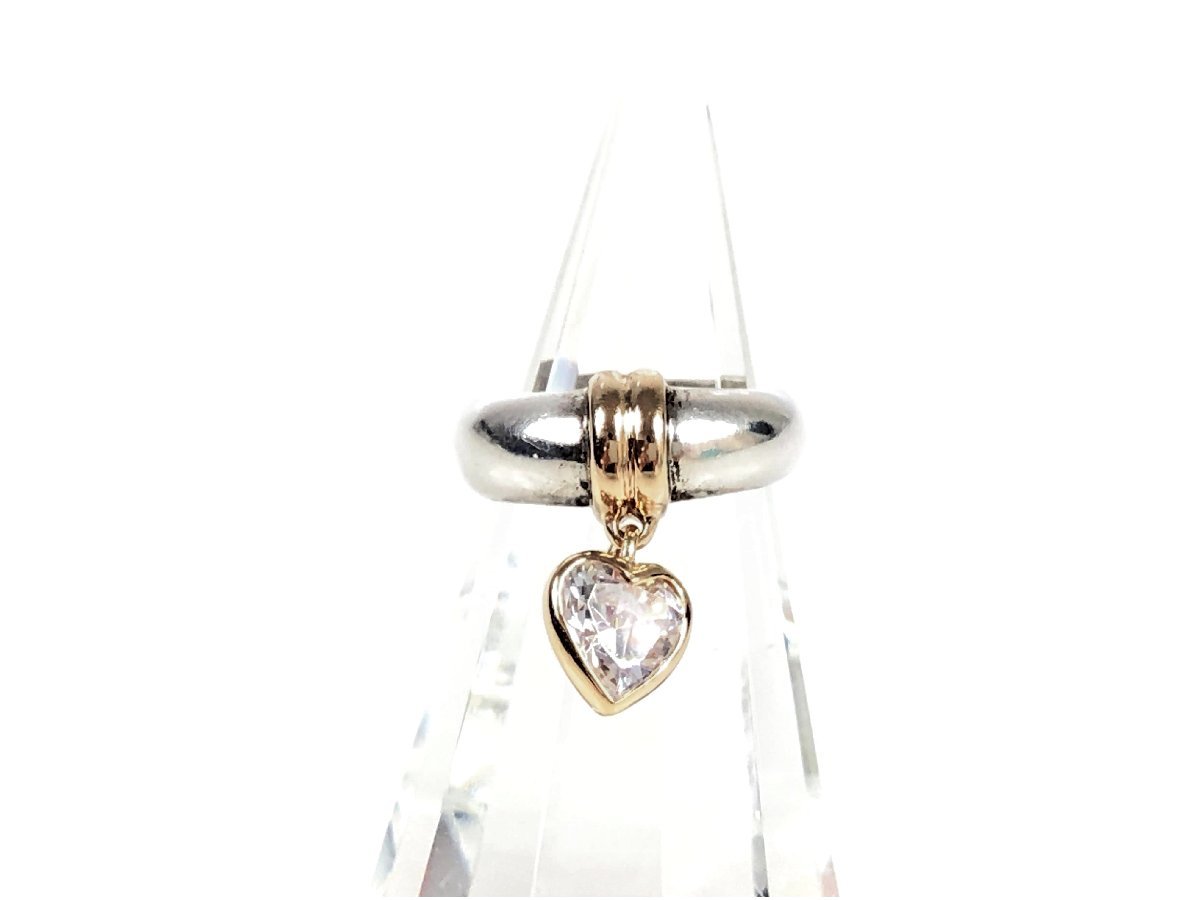 スタージュエリー STAR JEWELRY ハートストーン リング 指輪 サイズ7号