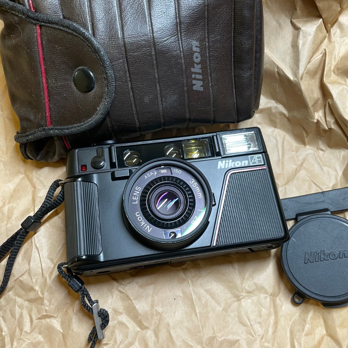 完動美品 Nikon L35AF ピカイチ ISO1000 コンパクトフィルムカメラ 098