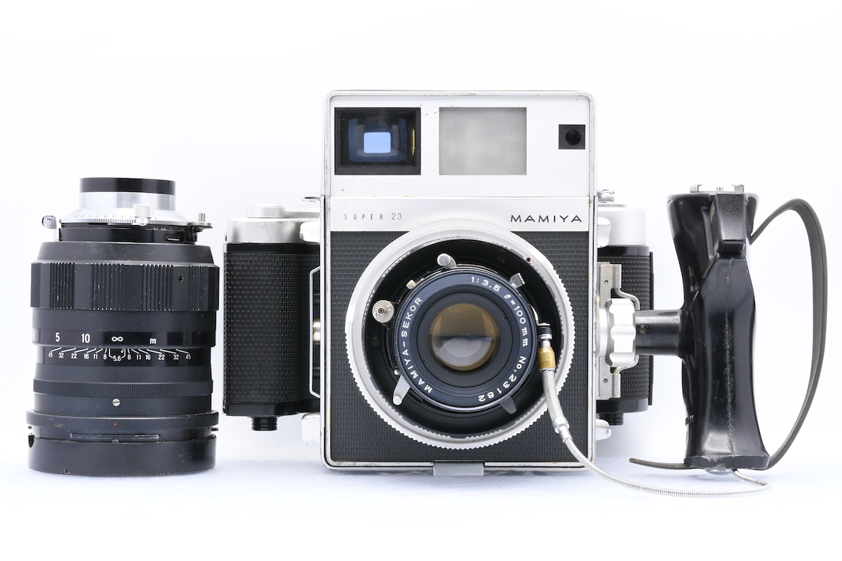 カメラ フィルムカメラ 最大98％オフ！ MAMIYA SUPER 23 + SEKOR 100mm F3.5 +150mm F5.6 