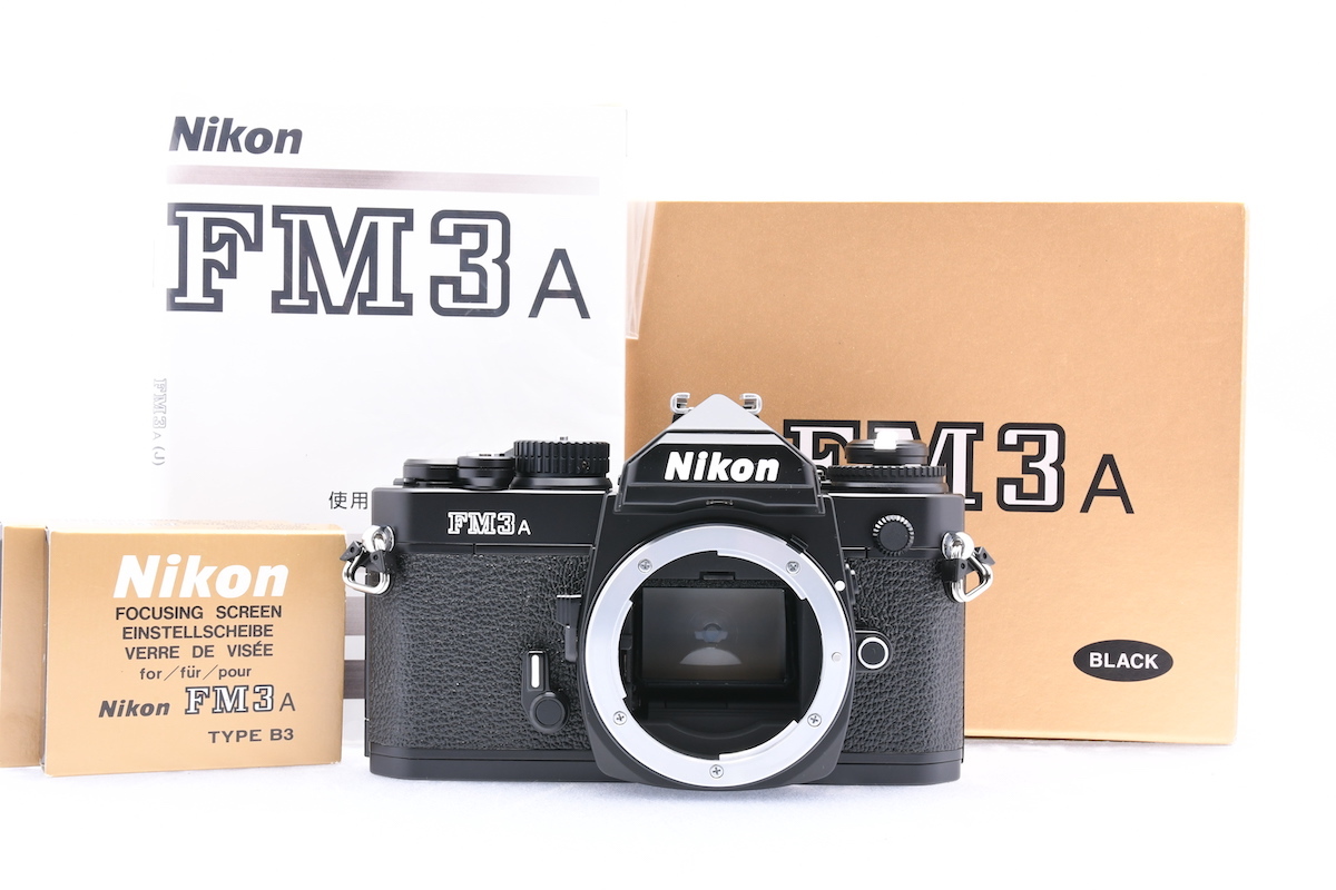 Nikon FM3A BLACK ボディ ニコン フィルムカメラ MF一眼レフ ブラック
