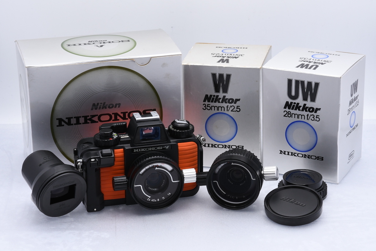 Nikon NIKONOS-V 35mm F2.5 28mm F3.5 ニコン フィルムカメラ 水中カメラ 交換レンズ 