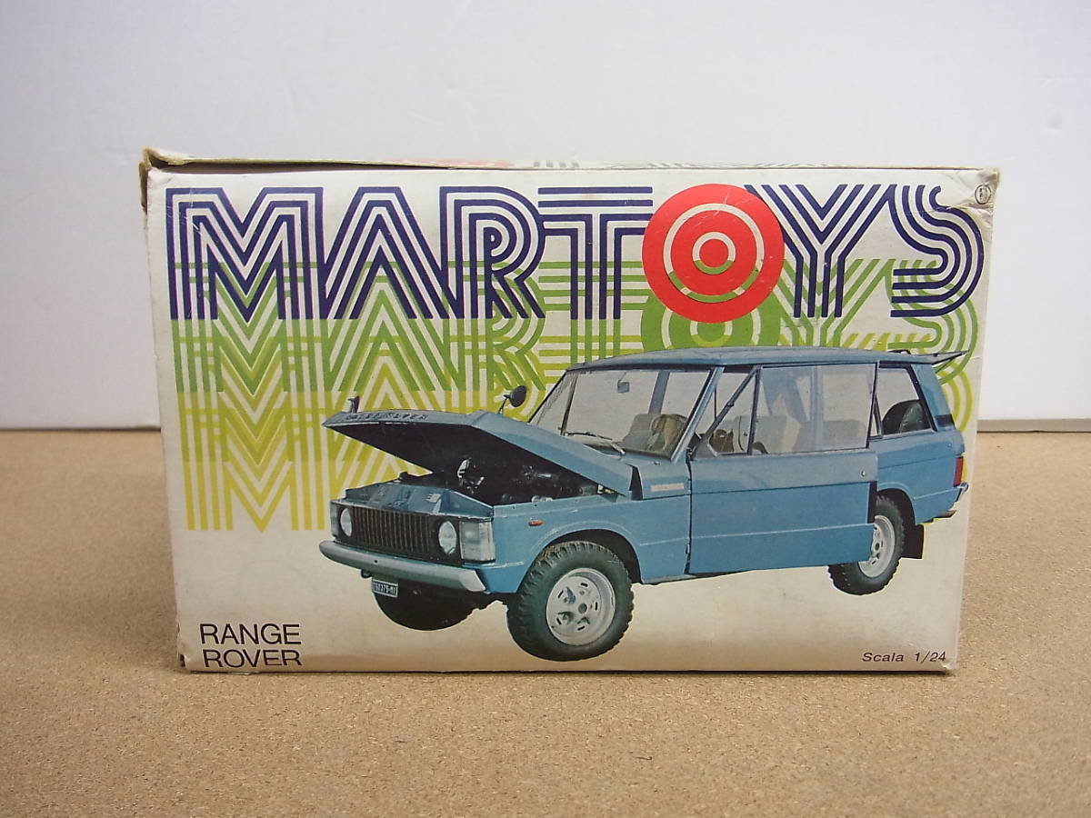 未使用◇1975 Martoys Range Rover レンジ　ローバー　1/24 Diecast w/Stand Bburago