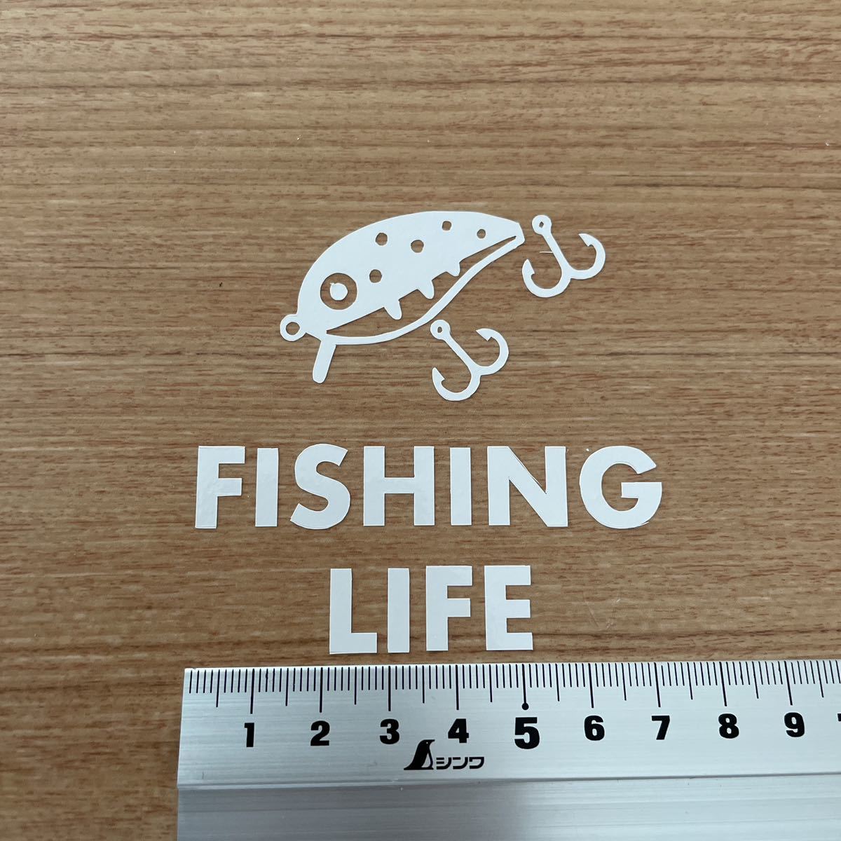 6. [ бесплатная доставка ] рыбалка FISHING LIFE разрезные наклейки искусственная приманка рыбалка уличный [ новый товар ]