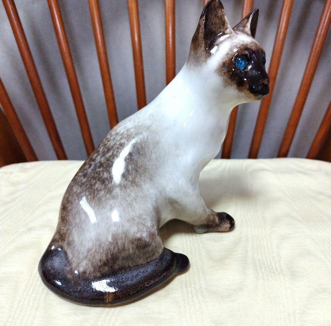 ヴィンテージ品、ウィンスタンレイ(ケンジントン)キャット、シャム猫サイズ3