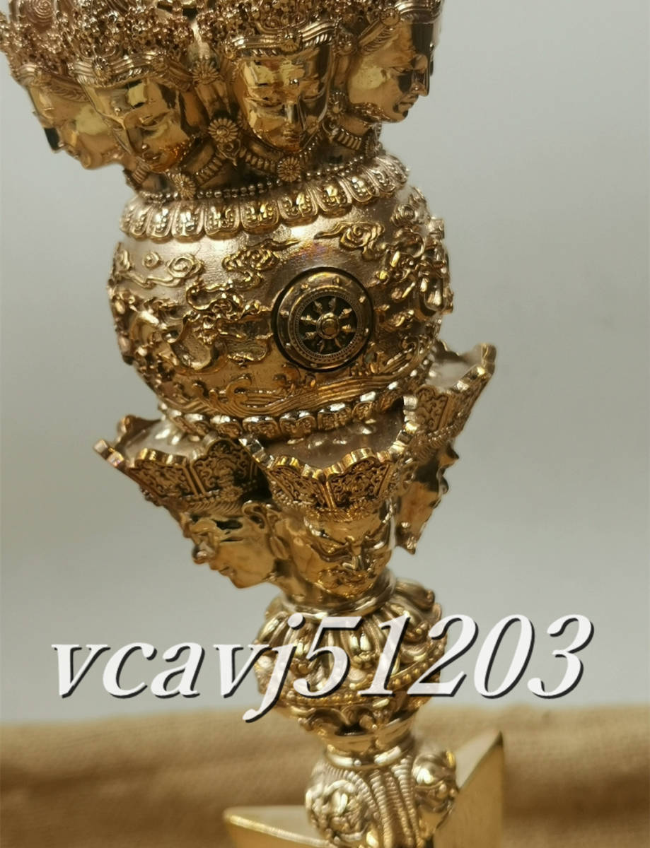 密教法具 寺院用仏具」極上品 烏枢沙摩明王 金剛杵 仏具 舎利 密教法具 寺院用仏具」極上品 烏枢沙摩明王 金剛杵 仏具 舎利