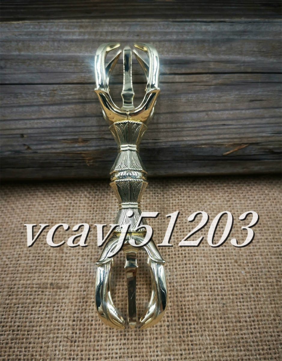 密教法具寺院用仏具」真言宗金剛杵五鈷杵仏教工芸品仏具磨き 密教法具寺院用仏具」真言宗金剛杵五鈷杵仏教工芸品仏具磨き