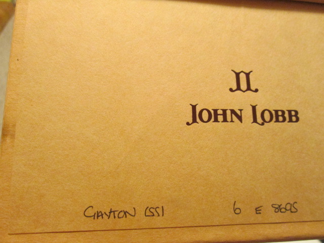 ジョンロブ　JHON　LOBB　GAYTON　サイズ６Ｅ　サイドエラステック　パンチドキャップトゥ　黒　ラスト８６９５_画像8