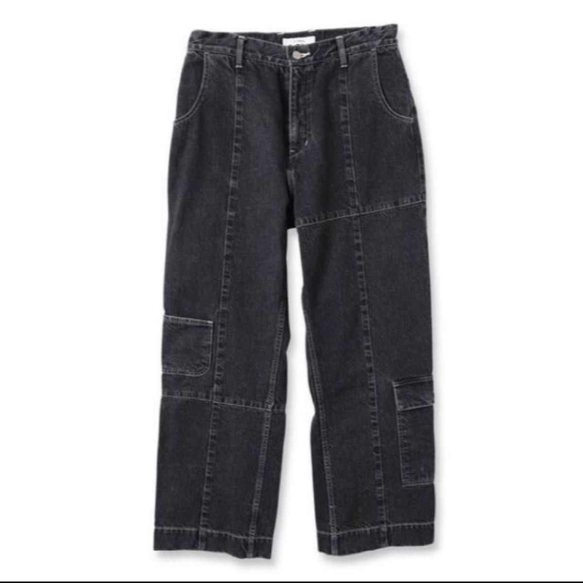 Jieda DENIM CARGO PANTS ブラック 参考価格 29700円 ジエダ