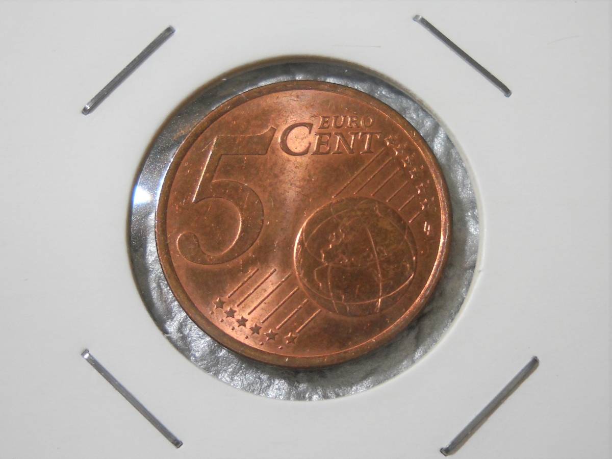 ヤフオク 世界コイン Euro フランス ユーロ 00年 5セ