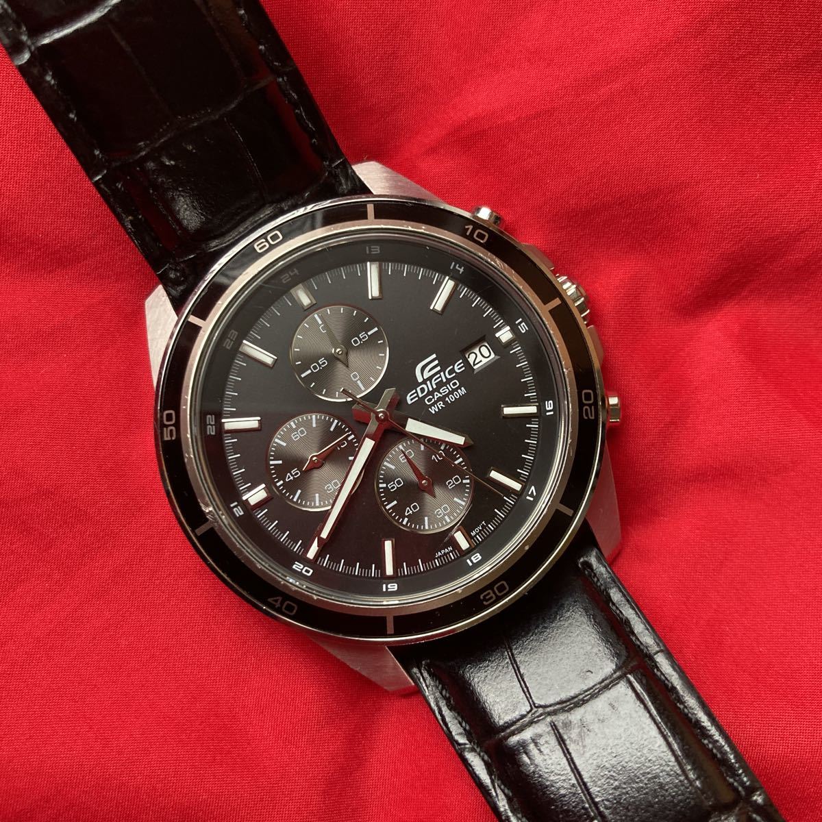 ☆★即決有★☆ エディフィス EFR-526 CASIO EDIFICE EFR-526 カシオ腕時計 ★動作未確認ジャンク扱い★☆外観は良品★☆_画像6