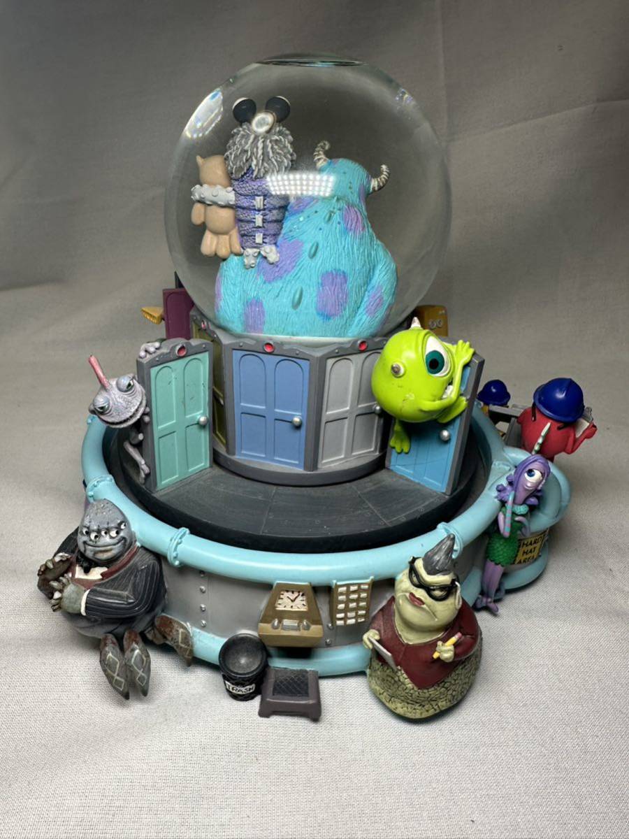 美品】 Disney ディズニー ピクサー モンスターズインク スノードーム