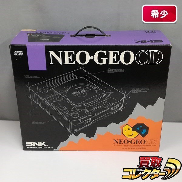 mH895c 箱説有 SNK ネオジオCD 本体 トップローディング型 / NEO GEO