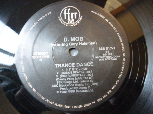 D. Mob / We Call It Acieed 最高名曲 ACID HOUSE CLASSIC 12 オリジナル盤 試聴_画像3
