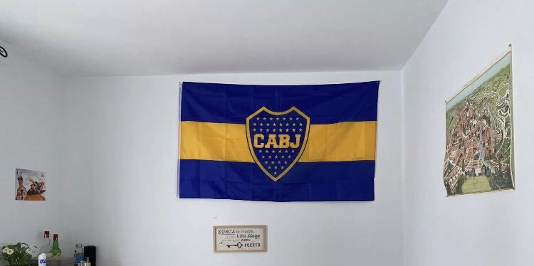 ボカジュニアーズ サッカー フラッグ タペストリー 旗 バナー アルゼンチン メッシ ボカ テベス 南米 スアレスの画像2