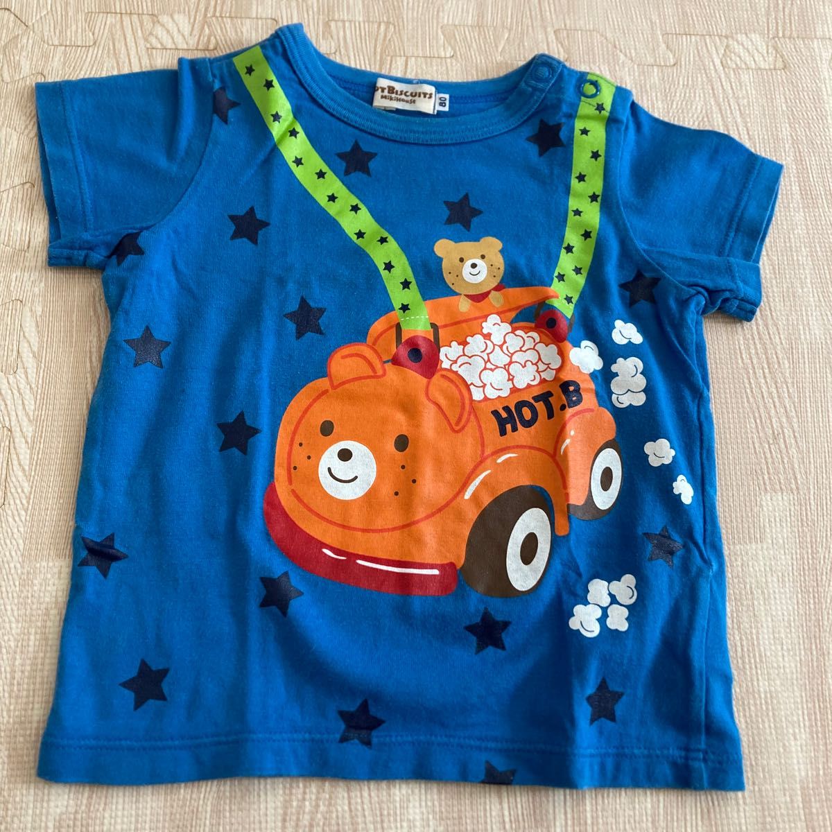 半袖Tシャツ ８０センチ　９０センチ　ミキハウス ミキハウスダブルB ダブルビー DOUBLE.B ホットビスケッツ　3枚セット