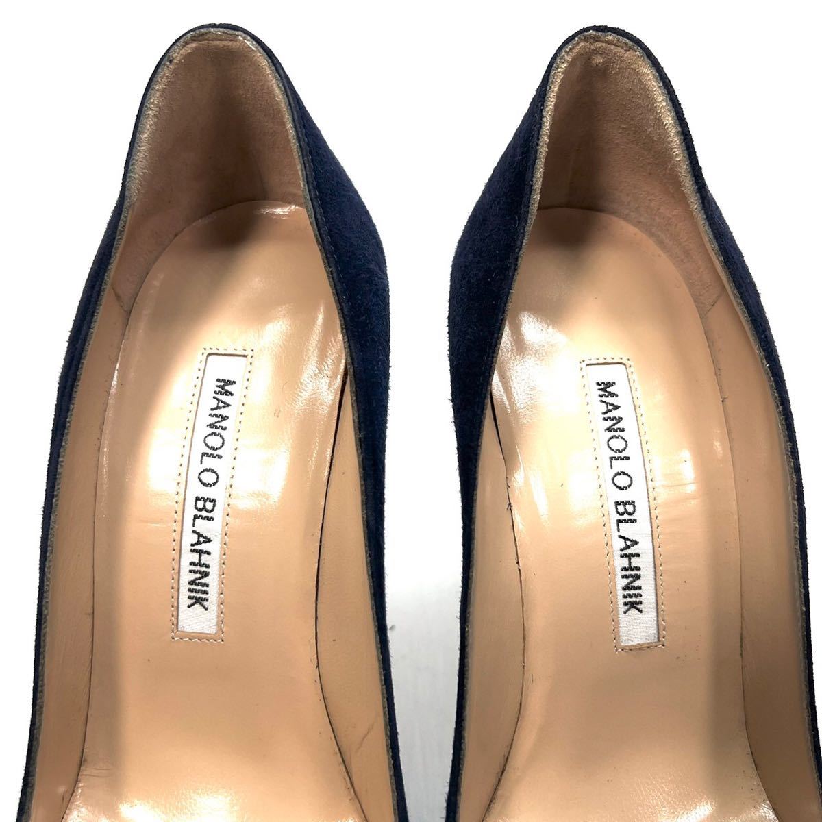 MANOLO BLAHNIK マノロブニク パンプス バイカラー 35 22cm レディース