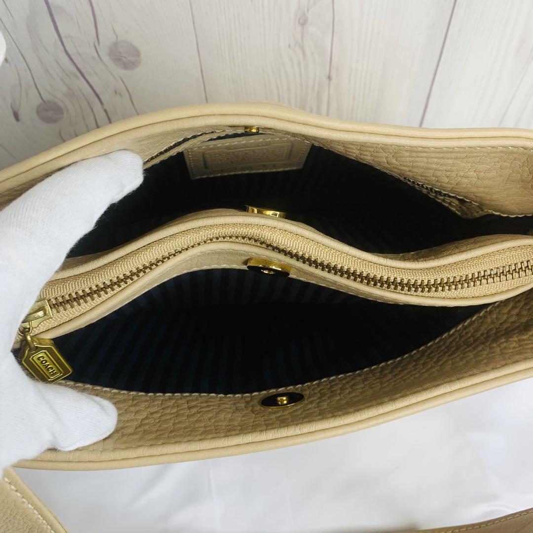 美品 COACH コーチ ショルダーバッグ レザー ベージュ 斜め掛け クロスボディ|PayPayフリマ ◆美品◆ COACH コーチ レザー ベージュ ショルダーバッグ ハンドバッグ