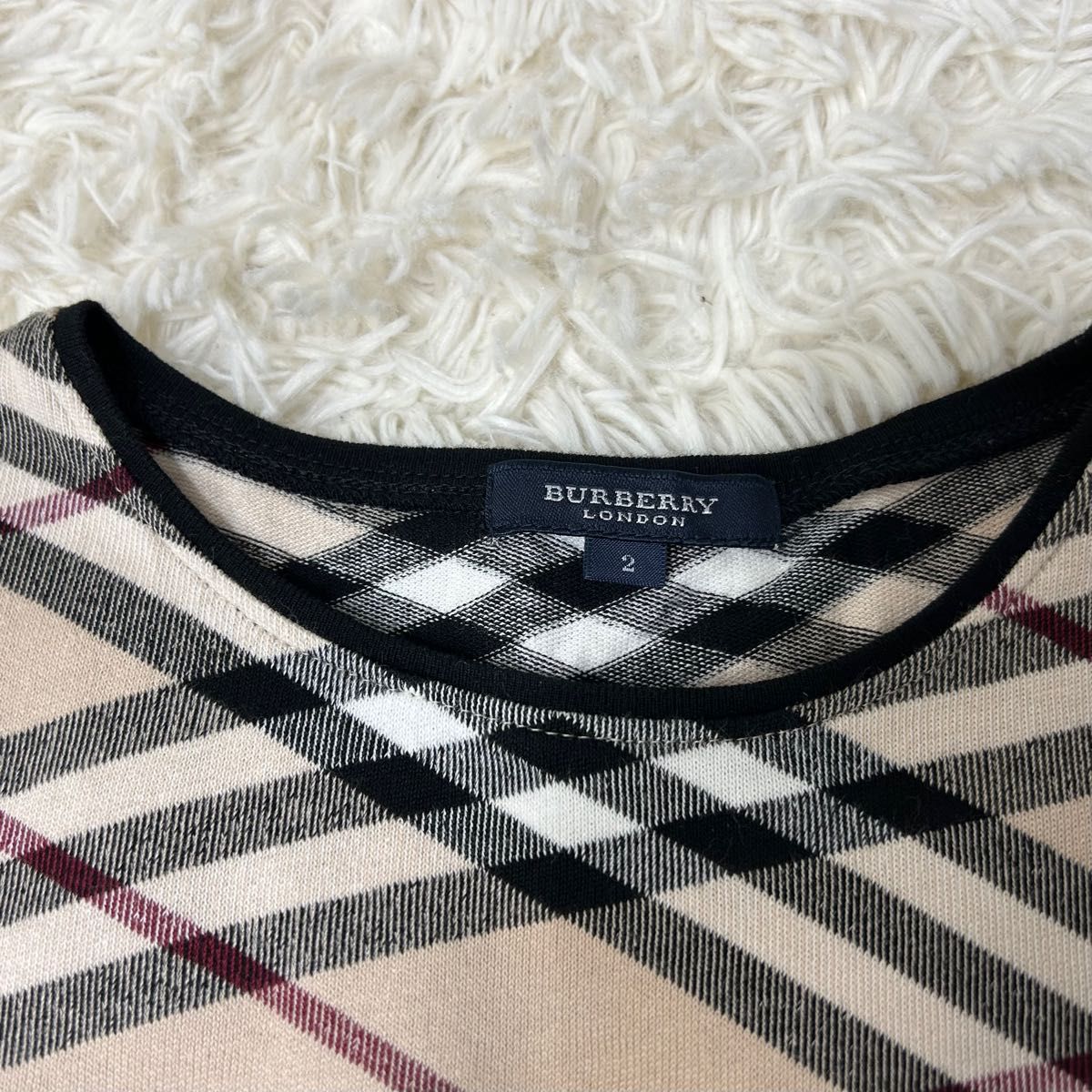 BURBERRY LONDON バーバリーロンドン ノバチェック ノースリーブ タンクトップ ホースロゴ 三陽商会タグ M