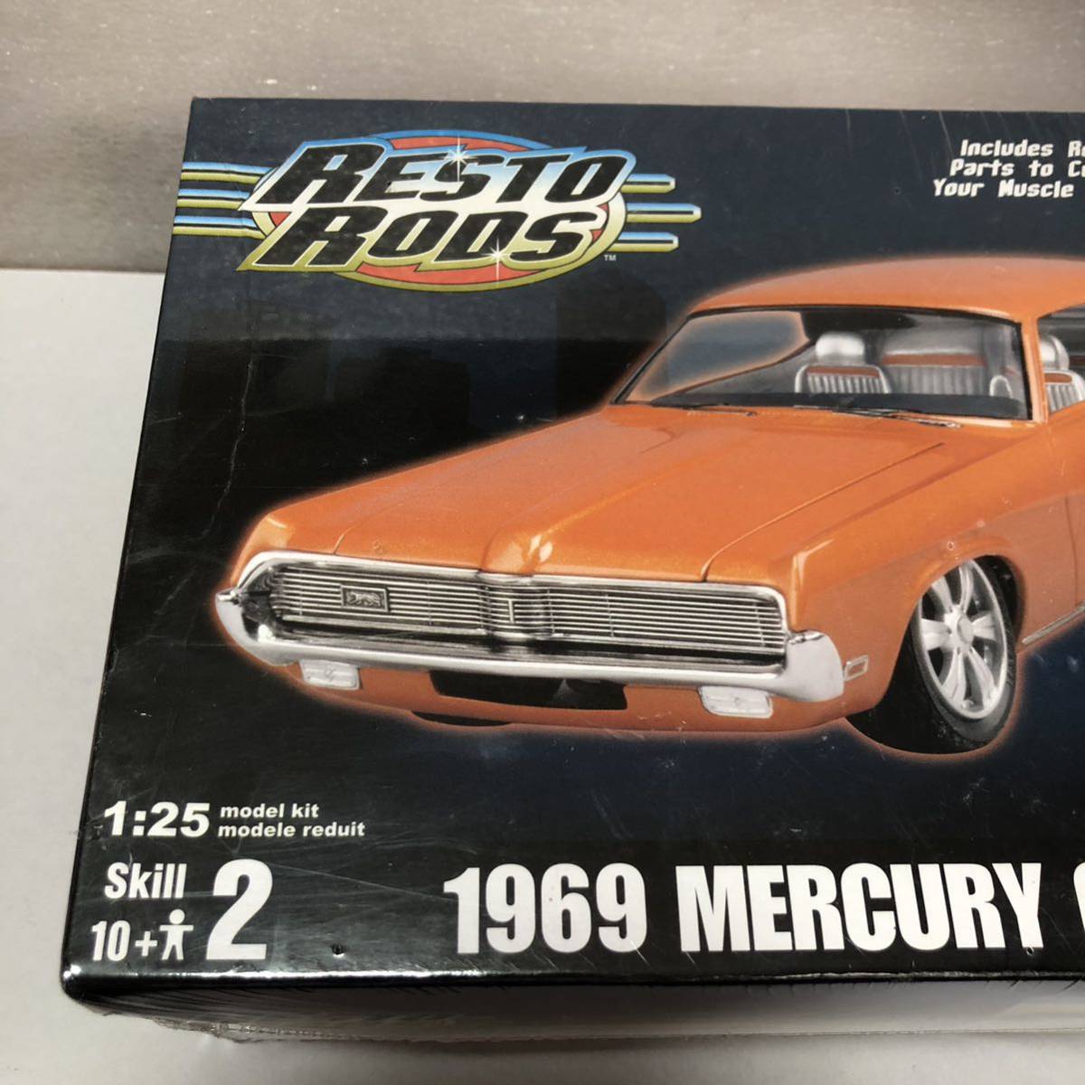 激レア超希少！AMT／ERTL！RESTO RODS！1969 MERCURY COUGAR！1/25スケール！プラモデル！新品未開封品！当時物！入手困難モデル！_画像6