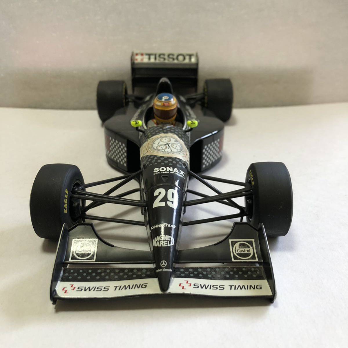 激レア超希少!ミニチャンプス!Sauber Mercedes 1994 C13!NO.29!カール ヴェンドリンガー!1/18スケール!当時物!入手困難モデル! 3