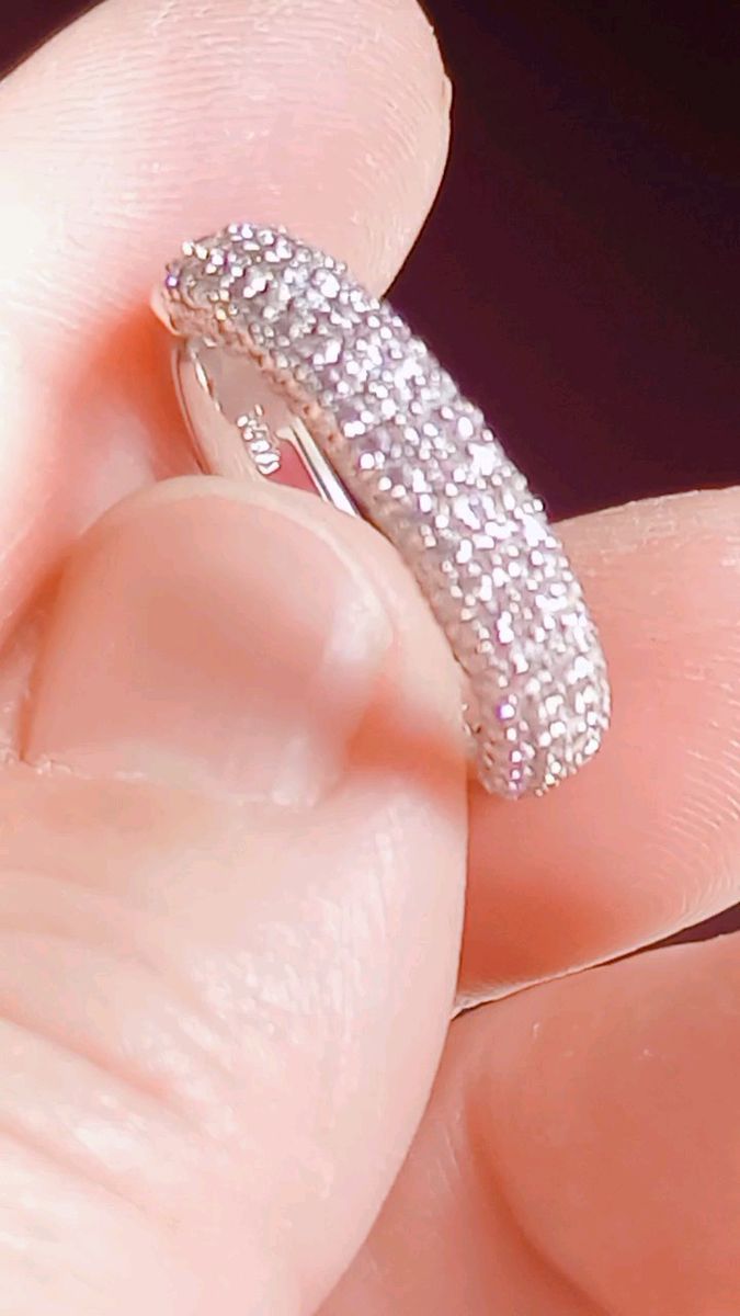 カルティエ 1895 ソリテール ダイヤモンド パヴェ リング 0 35ct