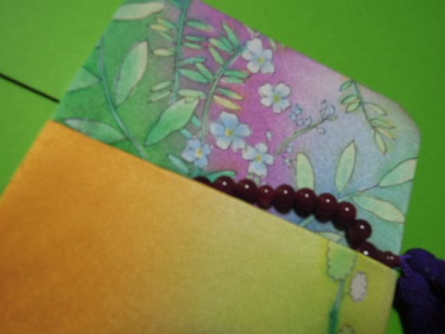  for women beads inserting (.. inserting ) green color series * orange color. pretty . floral print * silk ground * handmade 