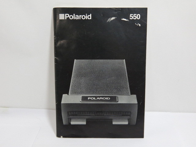 【 中古品 】Polaroid 550 使用説明書 [管ET797]_画像1