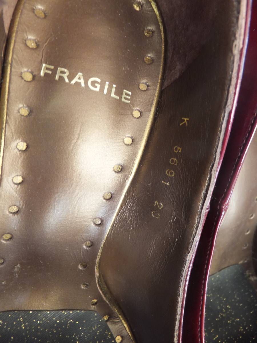 &未使用品！FRAGILEフラジールのオシャレなパンプス！_画像7