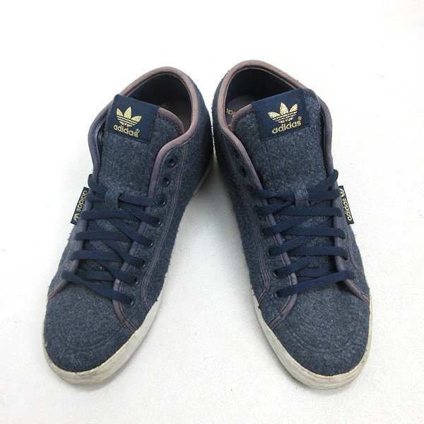 y■【24.5cm】アディダス/ADIDAS HONEY HEEL W Winter B2689インヒールスニーカー■紺LADIES/53【中古】_画像2