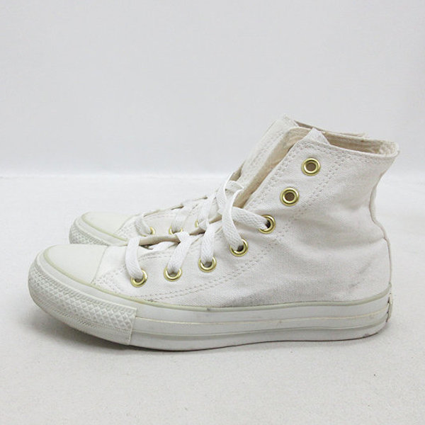 y■【23cm】コンバース×アースミュージック/CONVERSE ALLSTAR HIキャンバススニーカー■LADIES/43【中古】_画像1