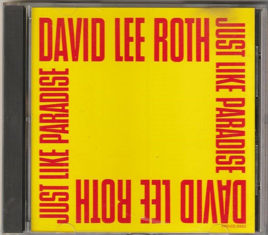 David Lee Roth　デイヴィッド・リー・ロス　Just Like Paradise US盤 貴重盤 CDシングル　：　Steve Vai_画像1