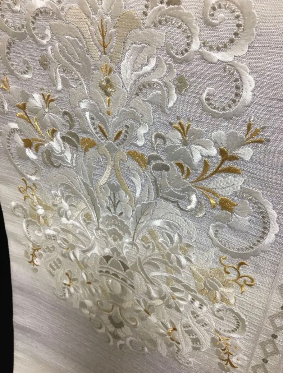スーパーSALE価格 女性のロマン 総刺繍の袋帯 未使用 新品同様