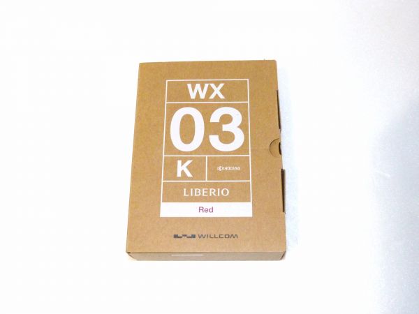 WILLCOM(ウィルコム)　WX03K PHS端末　LIBERIO 京セラ　838760AA70-224_画像7