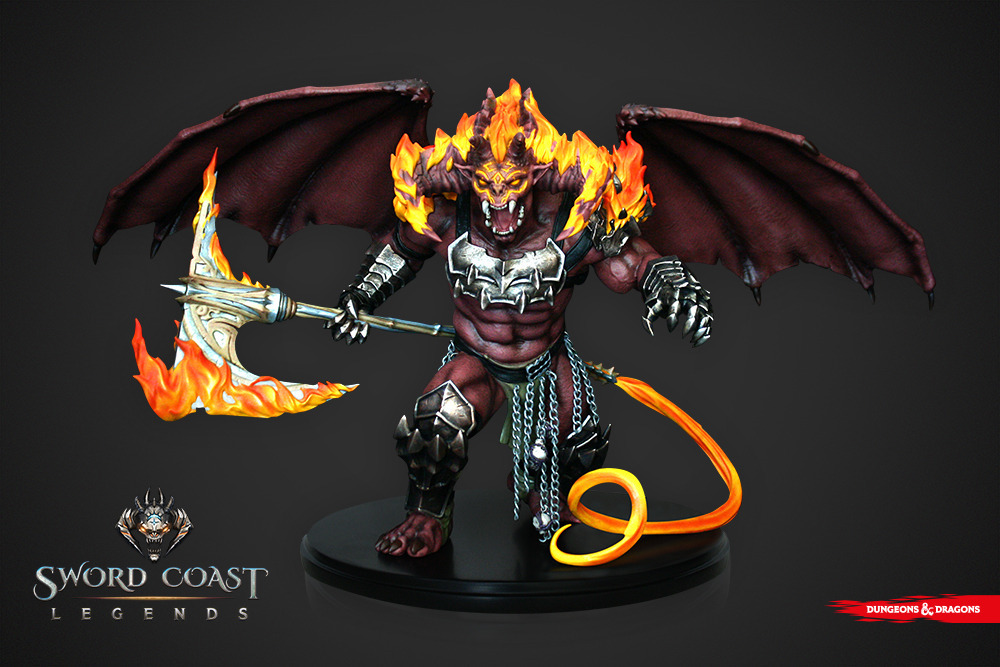 Sword Coast Legends - The Limited Edition Collector’s Pre-Order Pack の Statue of Belaphoss_たぶんこのポーズ