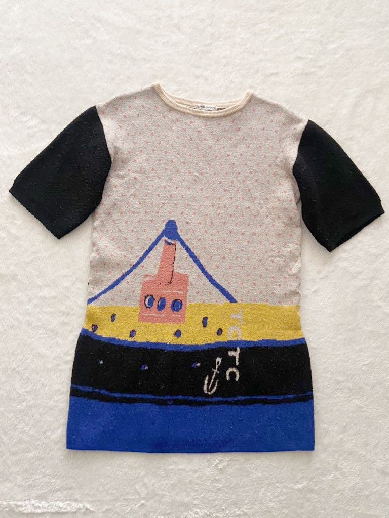 TSUMORI CHISATO size2 切り替えニットワンピース ロングニット セーター ツモリチサト (P)_画像1