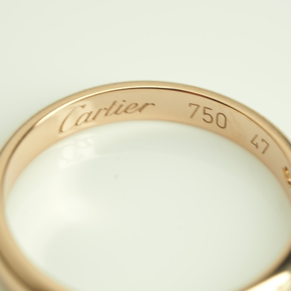 Cartier カルティエ ダイヤウェディングリング750PG K18PG 47 | www